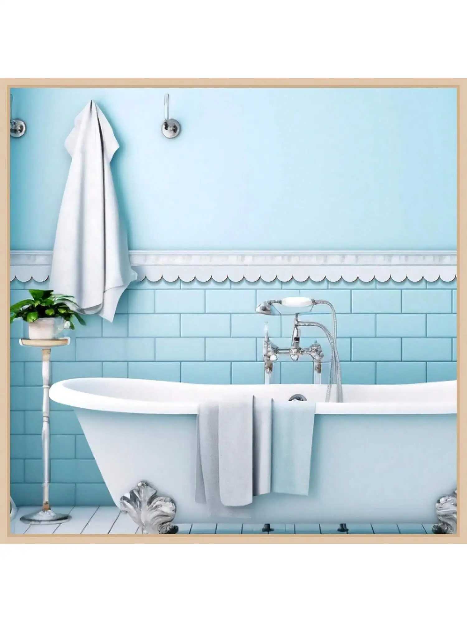 6 Stück gewellte Holzleisten – Elegante Zierleisten für Wände, Schränke, Regale und Türen – DIY-Heimwerkerbedarf mit stilvollem S-Design – Detail 4