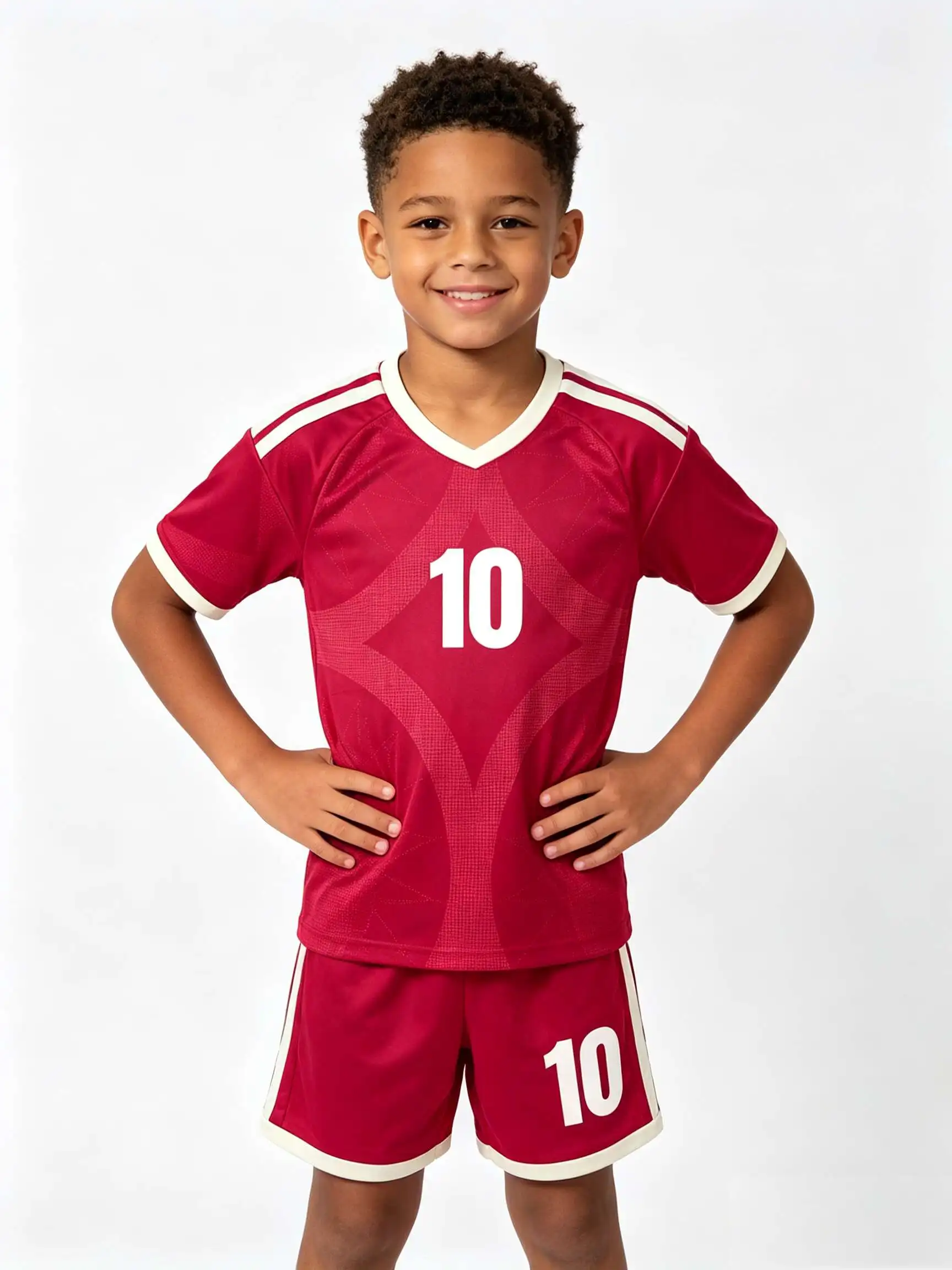 New 26/27 Unisex Blank Soccer 2‑Piece Set, Kids Adults Parent‑Child Kit, Custom No.1 7 8 9 10 for School Outdoor Team Sports