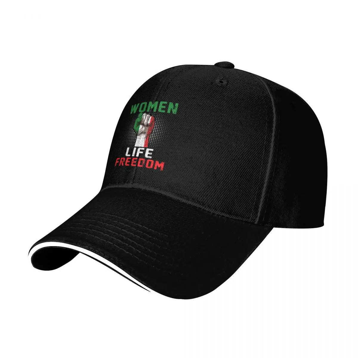I Stand With The Women Of Iran Baseball Cap Contrast Two Tone Brim Snapback Flat Bill Strapback Dad Hat