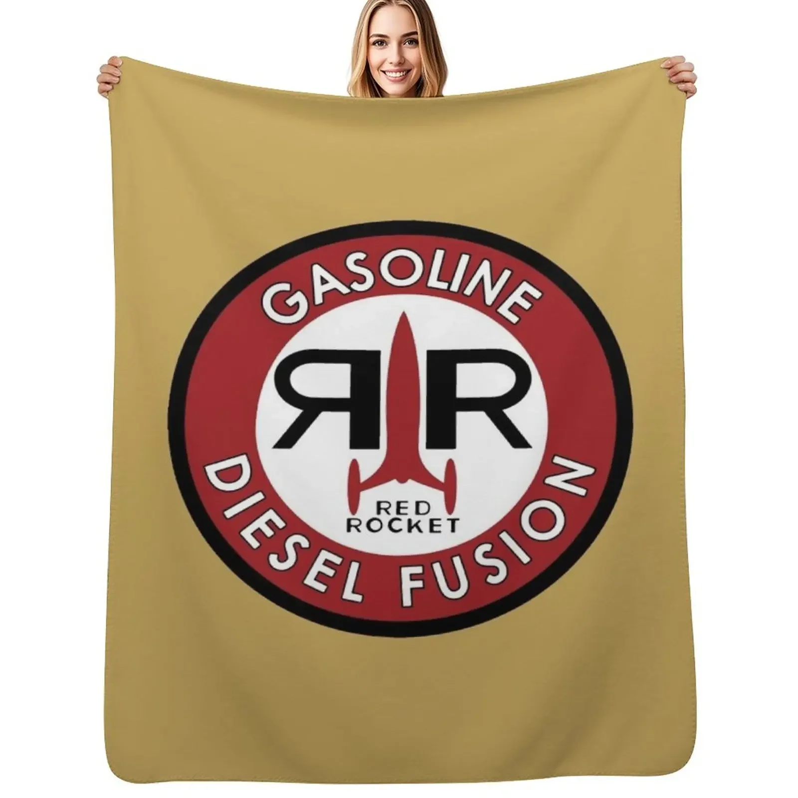 

Red Rocket Logo (Color) Throw Blanket Decorative Sofa Soft Plush Plaid sofa bed Thermal Blanket