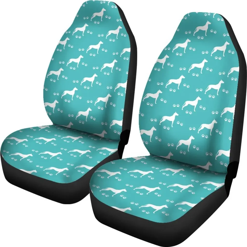 Pattern Print Great Dane Seat Cover Car Seat Covers Set 2 Pc, Car Accessories Car Mats