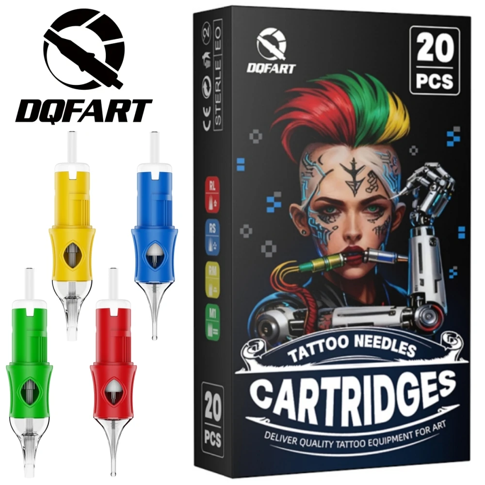DQFART Tattoo Needles One Box/20Pcs 1205M1 1205RL 1205RM 1205RS High-quality Professional Tattoo Artists Supplies Body Art