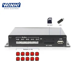 MPC1080P-10 WinHi 10 push button full hd DC12V seamless video playback digital video decoder