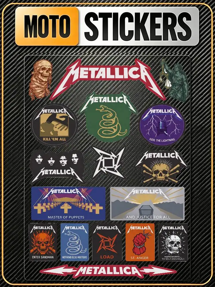 M-ETAL-L-ICA Multi Scene Waterproof Reflective Scratch Cover Stickers Fit Auto Motorcycle Helmet Refrigerator