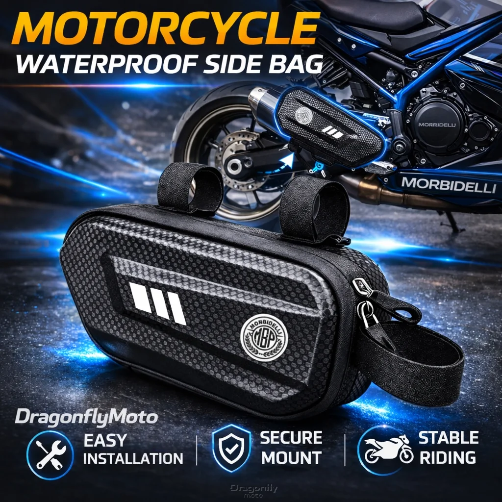 

Большая вместительная боковая сумка для мотоцикла Morbidelli T 1002 VX 502 250X 125X, водонепроницаемая многофункциональная сумка для хранения, подвесная сумка