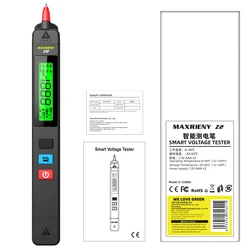 MAXRIENY Voltage Tester 12V-300V Non-Contact and Contact Voltage Pen Live/Null Wire Breakpoint Finder Electrical Tester