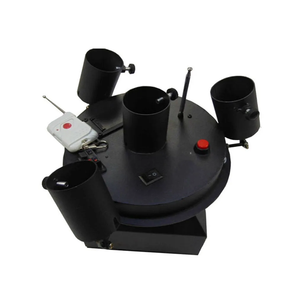 ステージ回転蓮華コールドスパークマシン4ヘッド地上回転コールドファウンテンウェディングマシン