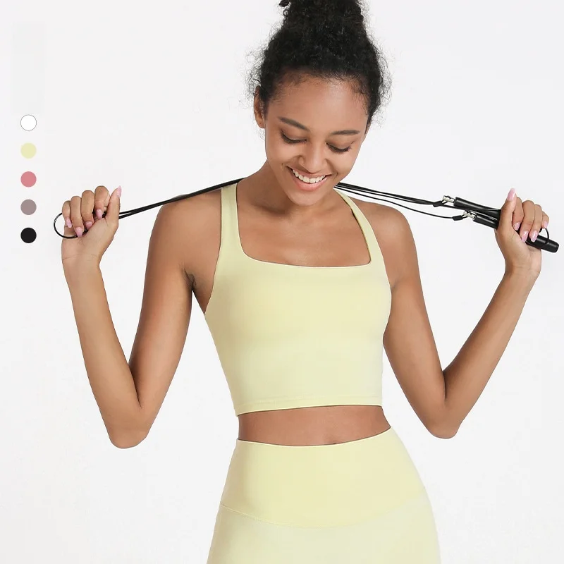 

Женский противоударный спортивный жилет с эффектом пуш-ап, съемная нагрудная накладка с перекрестной спинкой, нижнее белье для фитнеса, бега, йоги