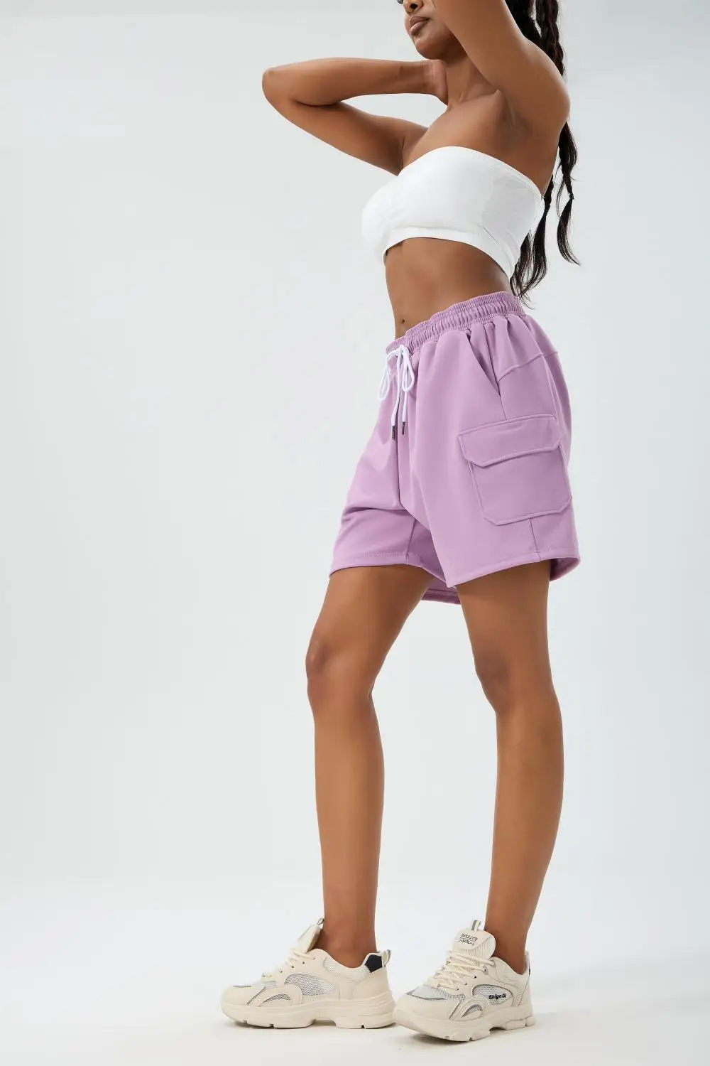 

Loose breathable wide leg shorts Sports casual pants anti-slip fitness running pants Yoga badminton outdoor sports