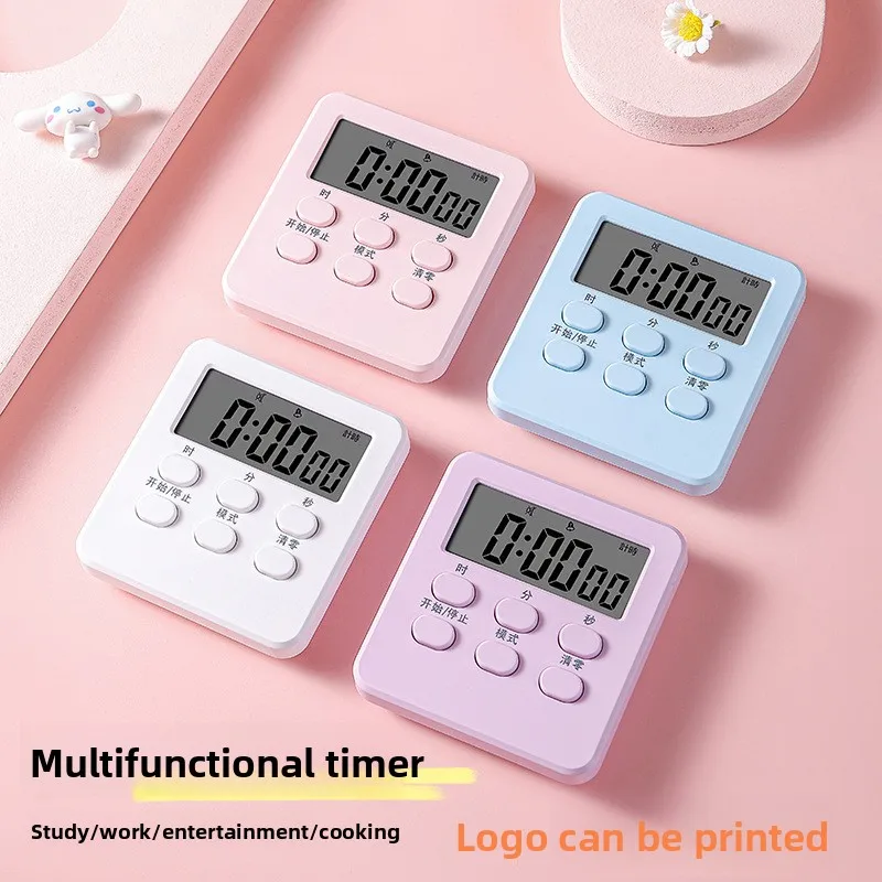 שעון מגנטי ללמידה מיועד לתלמידים, מנהל זמן עצמי למטבח, שעון מעורר ניתן להדפיס עם לוגו