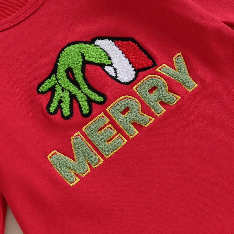 

Infant Winter Jumpsuit Cozy Knit Embroidered Sleeved Toddler Xmas Outfit Warm Fleece Romper Baby Playsuit