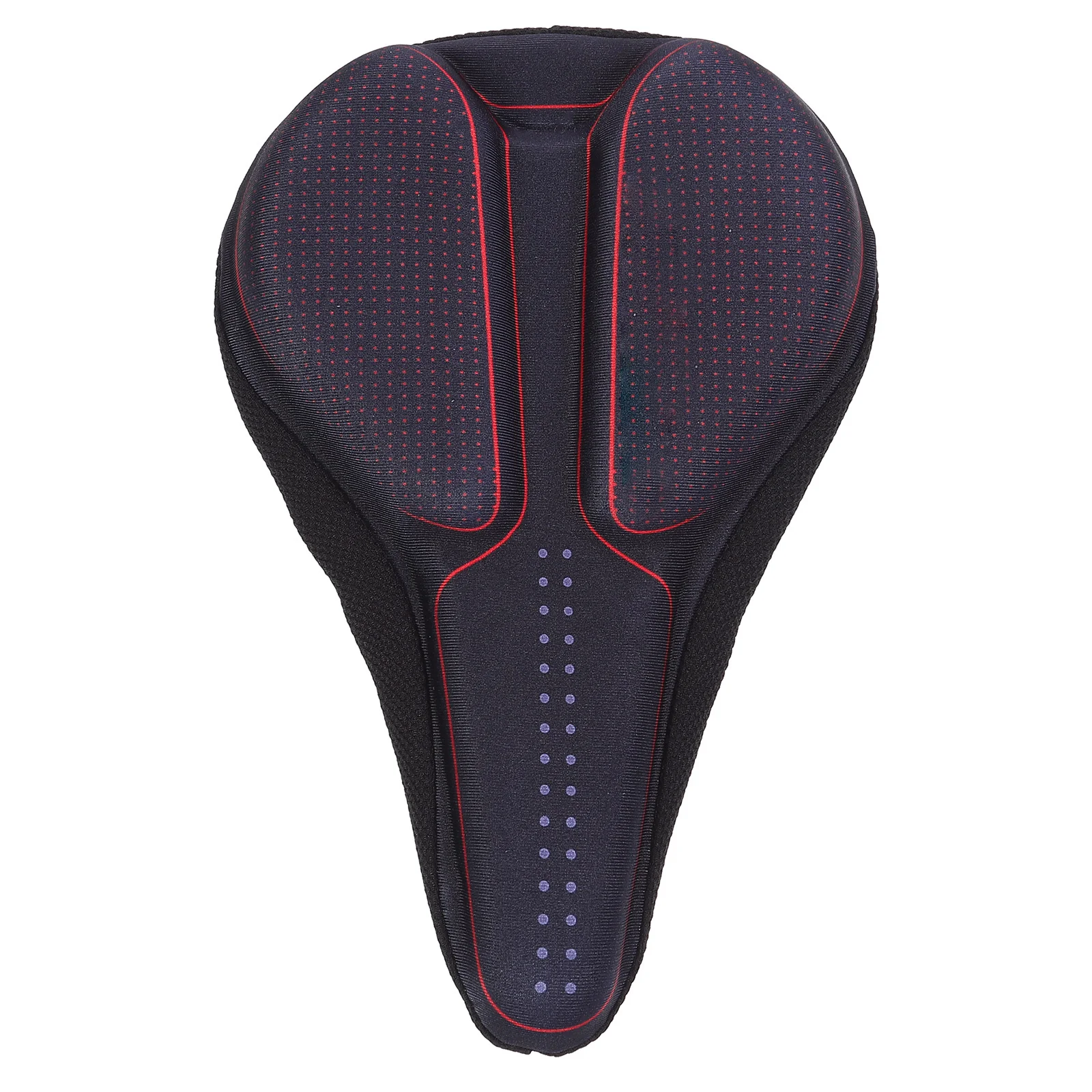 

Thick Silicone Comfortable Bike Saddle Shock Absorption Breathable Mountain Bike Cushion Cycling Seat Accessory