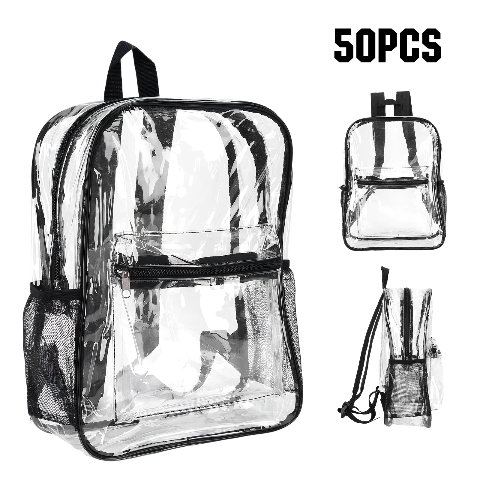 50 Pack Pvc Transpa…