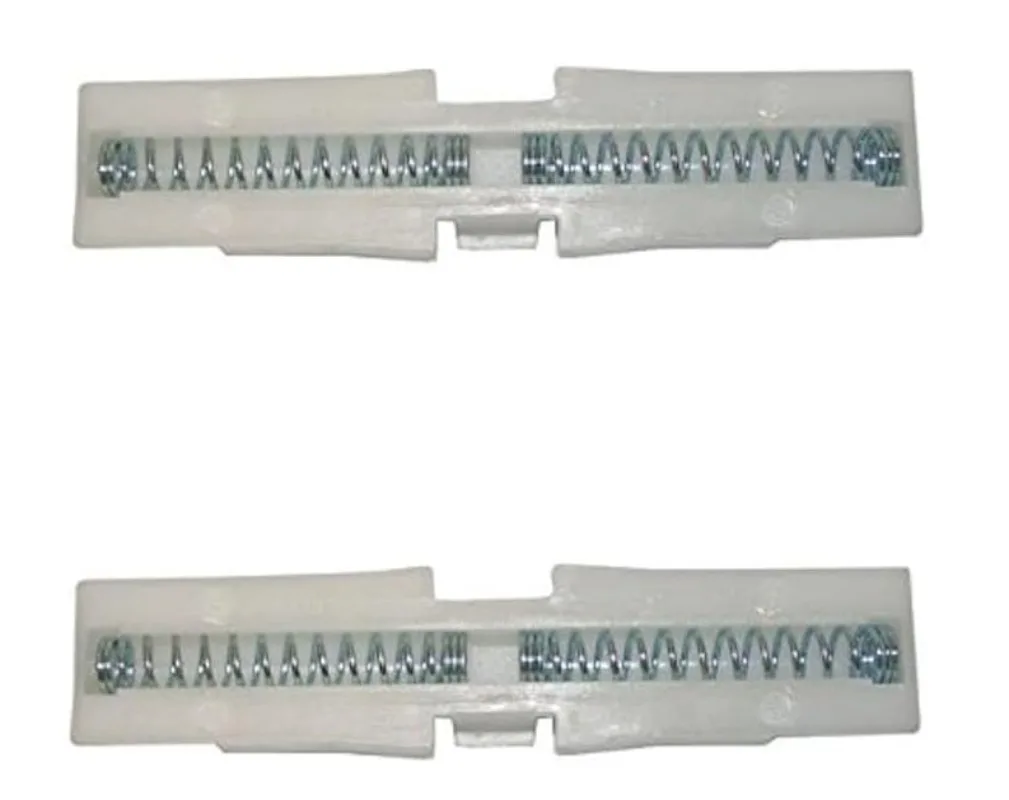 Trilho de amortecedor de mola bidirecional 1-1 3/8 Polegada trilho guia fácil instalação de pressão embalagem de quantidade personalizada 10.2x2.2x0.95cm
