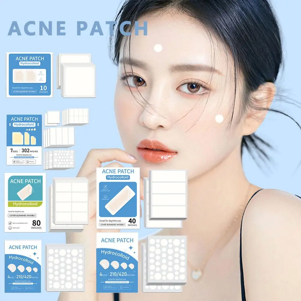 Hydrocolloid Patch Acne Acne Patch Mild ไม่ระคายเคืองกําจัด Full Face สิวแพทช์ปกป้องผิวทําความสะอาดใบหน้าเครื่องมือแต่งหน้า