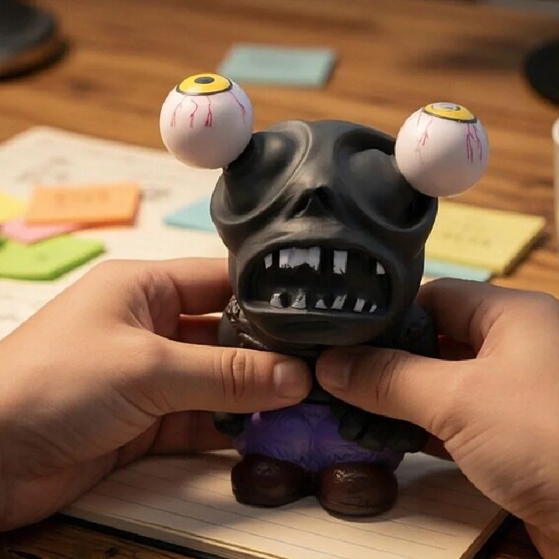 Weird Stuff Stress Relief Squeeze Toy Creative Funny Spooky Eyeball Decompression Squishy Fidget Toy For Adult Party Prank Prop
