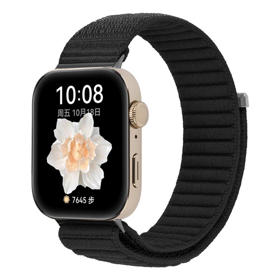 Nylon Loopband voor Huawei Watch Fit 3 4 5/4 5 Pro Gevlochten Comfortabele Ademend Sportband voor Huawei Watch Fit 4 5 Pro
