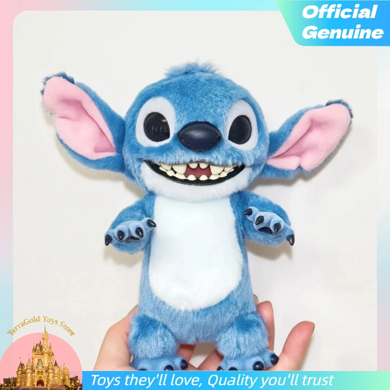 Новая оригинальная плюшевая фигурка Disney Stitch, кукла 16 см, аниме Stitch, рюкзак, кукла, мягкая плюшевая игрушка, детские кавайные рождественские подарки