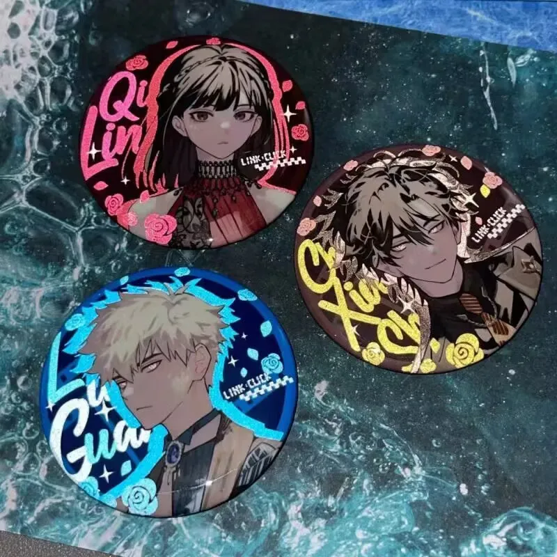 「タイムエージェント」タイムカクテルパーティーシリーズ、精緻なドージンクバッジ「喬玲魯光成小史」、ブリキ製バー