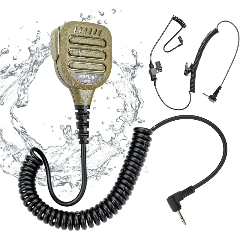 IP65 Waterproof Shoulder Mic 2.5mm Connecter Speaker Microphone for Motorola Talkabout T100 T200 T260 T265 T380 T400 T460 T600 T