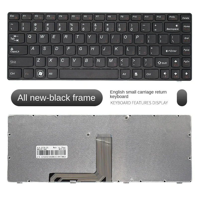 Replace Suit For Lenovo Z470 AM Z470AT Z470AX Z470K Z470G Z475 Z370 Laptop Keyboard