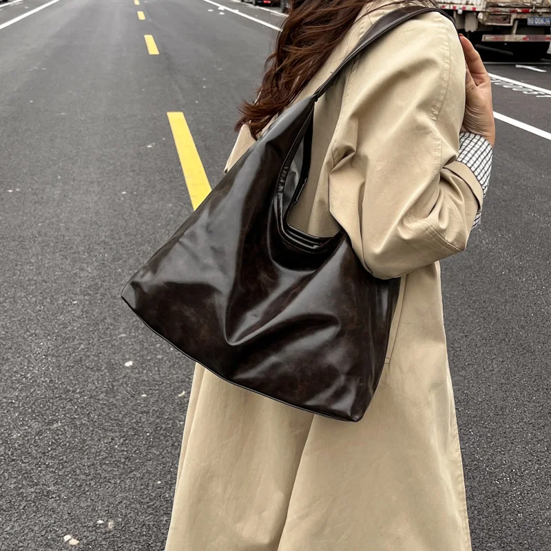 

Large Capacity Women PU Leather Handbags Shoulder Bags Casual Female Messenger Bags for Women Fashion Ladies Tote Shopping Bag