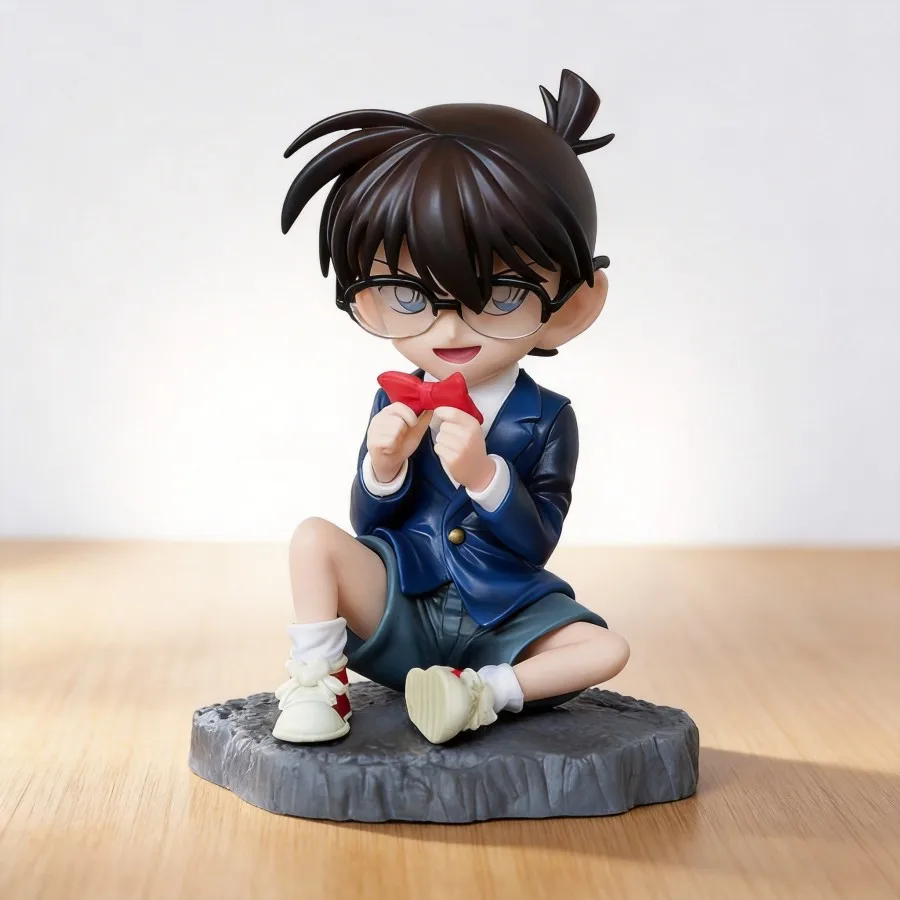

Фигурка Детектива Конана Эдогавы в сидячей позе, в коробке, 11 см, аниме-декор, украшение для рабочего стола, подарок для фанатов, коллекционная вещь
