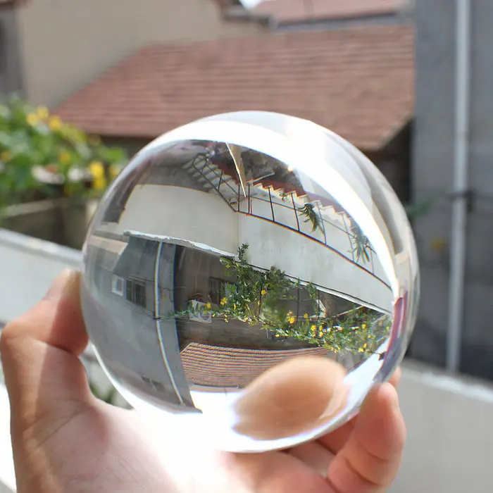 Clear 40/50/60/80/100/120/150mm Crystal Ball with K9 Crystal Glass Ball for Photography Prop Crystal Ball Furniture Decoration