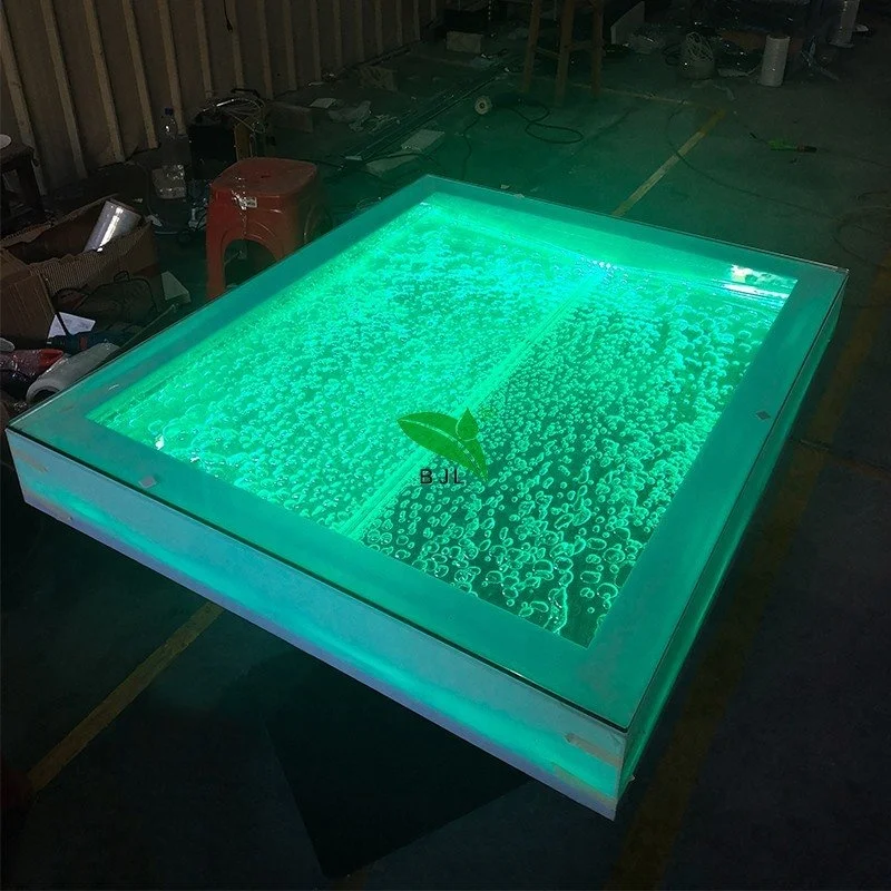 customized.hot sale modern night club furniture glass tabletop led bar counter table