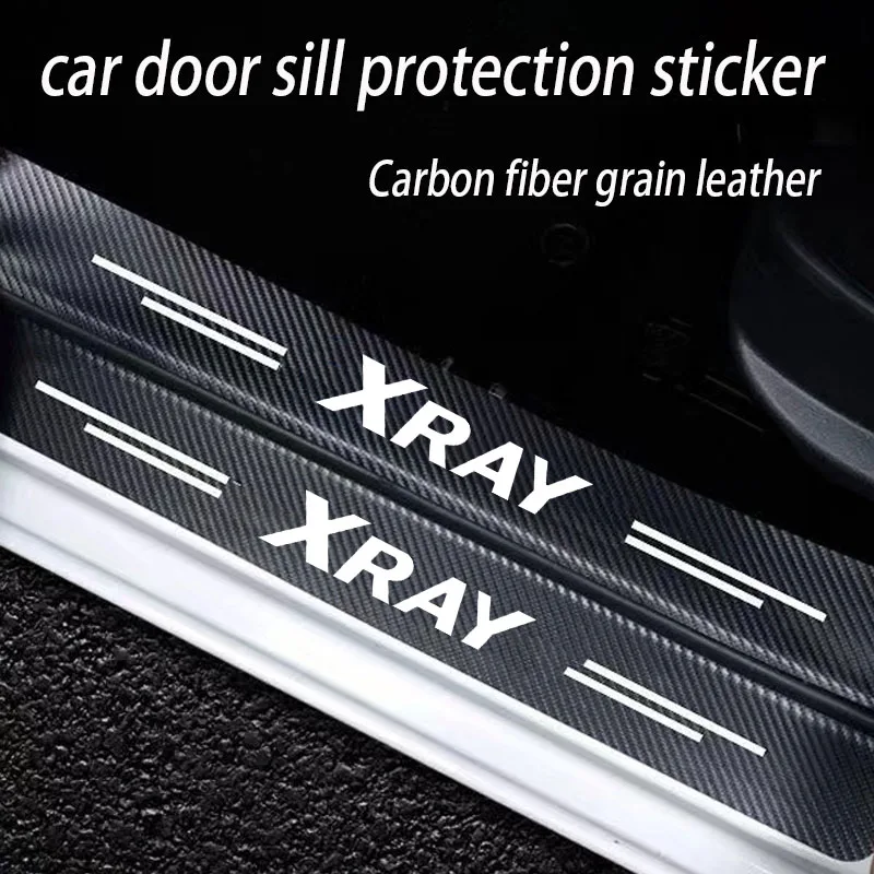 Car Sill pedal Rear Bumper Protection Stickers for lada Xray vesta granta kalina priora Niva Samara Vesta Largus car Accessorie