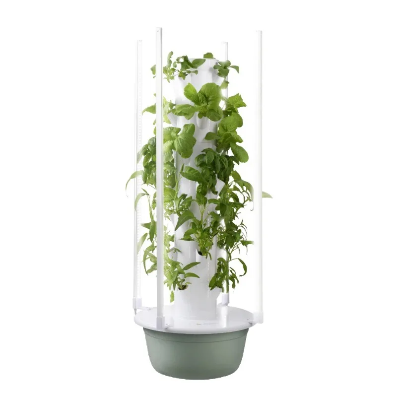 

Home Garden Soilless Hydroponic Vegetable Planting Equipment Vertical Tower Planting Rack and Planting Box