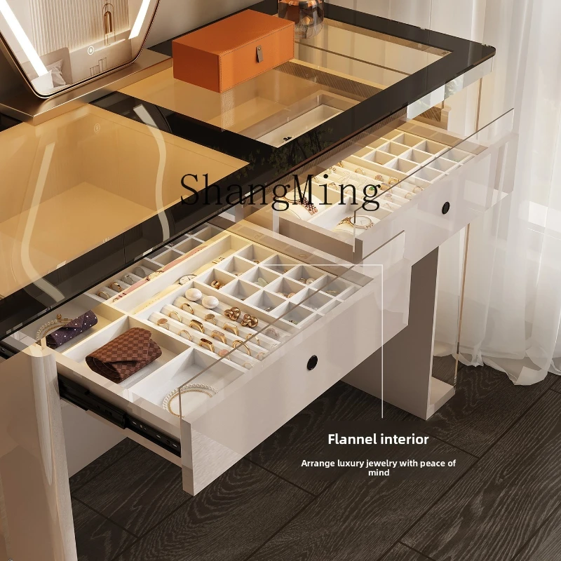 

DHY makeup table dresser modern bedroom simple bedroom bedside cabinet jewelry cabinet