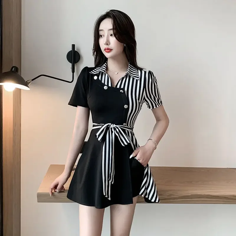 Camicie e camicette Completi corti da donna 2 pezzi Novità nella tendenza dell'abbigliamento coordinato 2025 Novità Offerta economica Novità Pantaloncini da donna