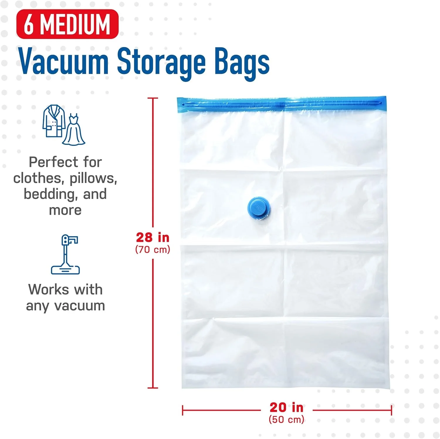 Electric Pump Vacuum Storage Bags, Space Saver