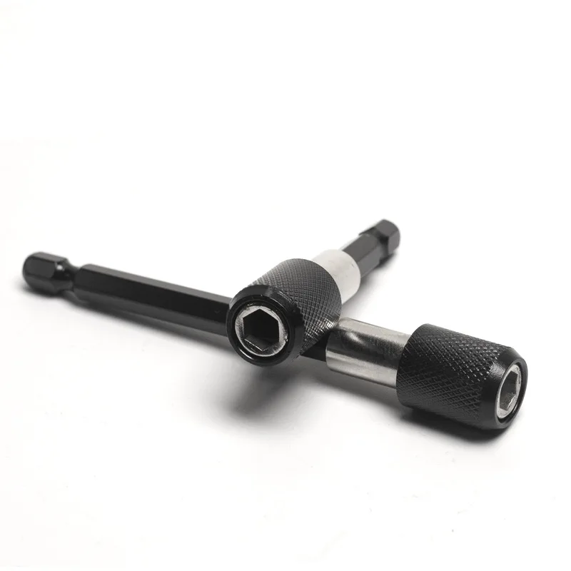 3PCS 1/4 Inch Quick Hex Shank Release Magnetic Electric Screwdriver Extension Bit Holder 60/100/150mm Extension Rod Tool