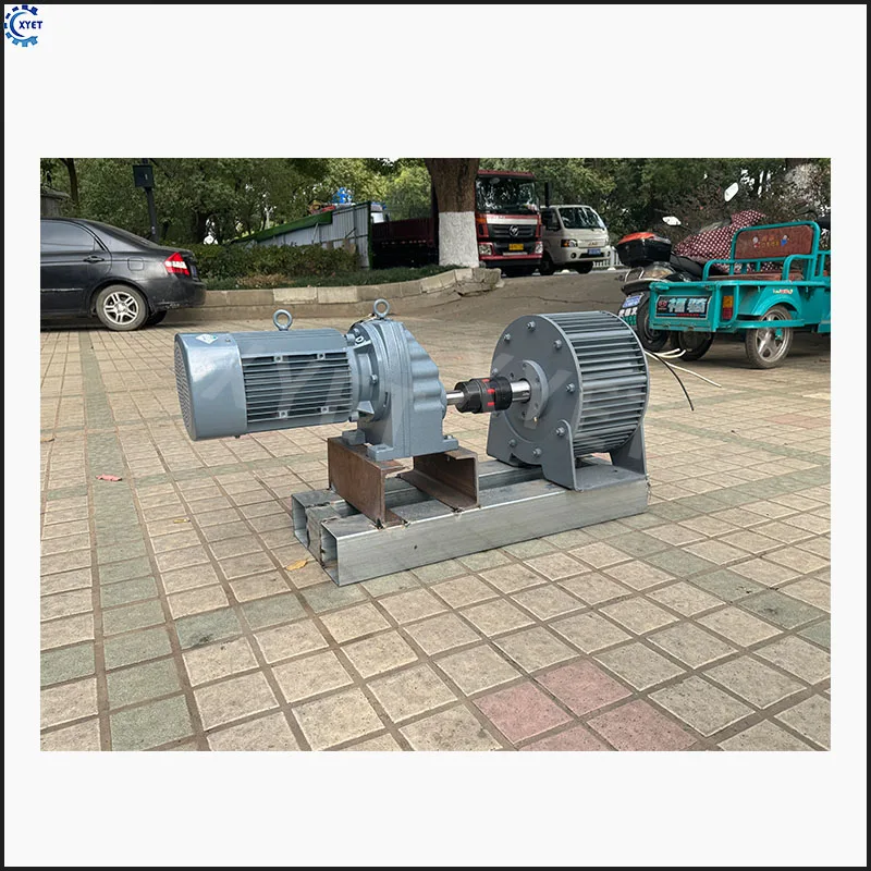 High Power 100KW 200KW Permanent Magnet Generator 200RPM 300RPM 220V 380V Alternator Free Energy Generator Set with Geared Motor - view 3