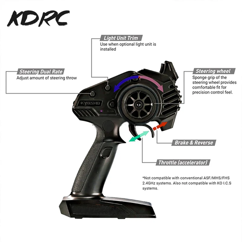 RC 등산 자동차 Mini-z Racing-24 4x4 브러시 모터 1/24 2.4GHz 4WD RTR 오프로드 자동차 6.5km/h 장난감 제어 30m 어린이 장난감 선물