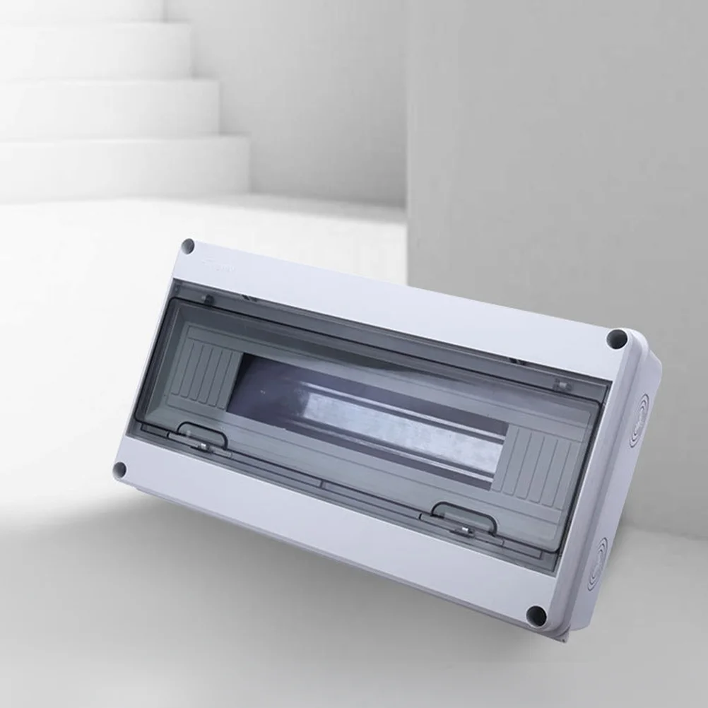 

Weatherproof Electrical Box 18 Loop Distribution Box Outdoor Waterproof Dustproof Strong ABS Material Elegance Convenience