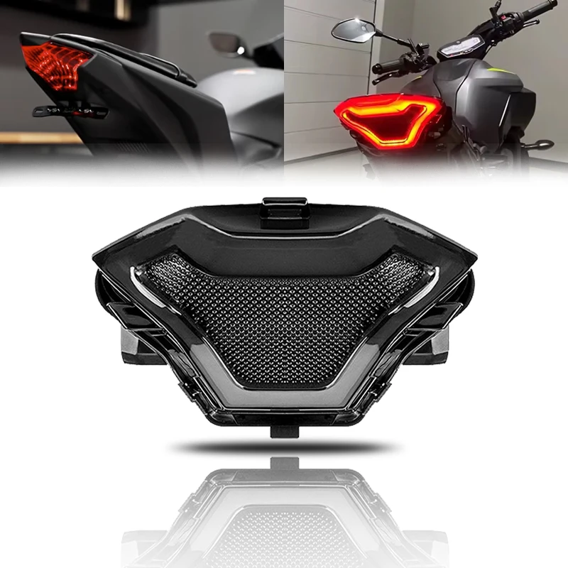 

LED Motorcycle Taillight Brake Light Indicator Lamp for Yamaha MT03 MT25 2014-2020 R3 R25 2013-2020 MT07 2013-2017