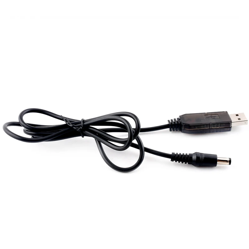 كابل تعزيز الجهد USB 5 فولت إلى 9 فولت 12 فولت بنك الطاقة، بنك الطاقة المحمول متصل بجهاز التوجيه، كابل إمداد الطاقة لتحويل الجهد