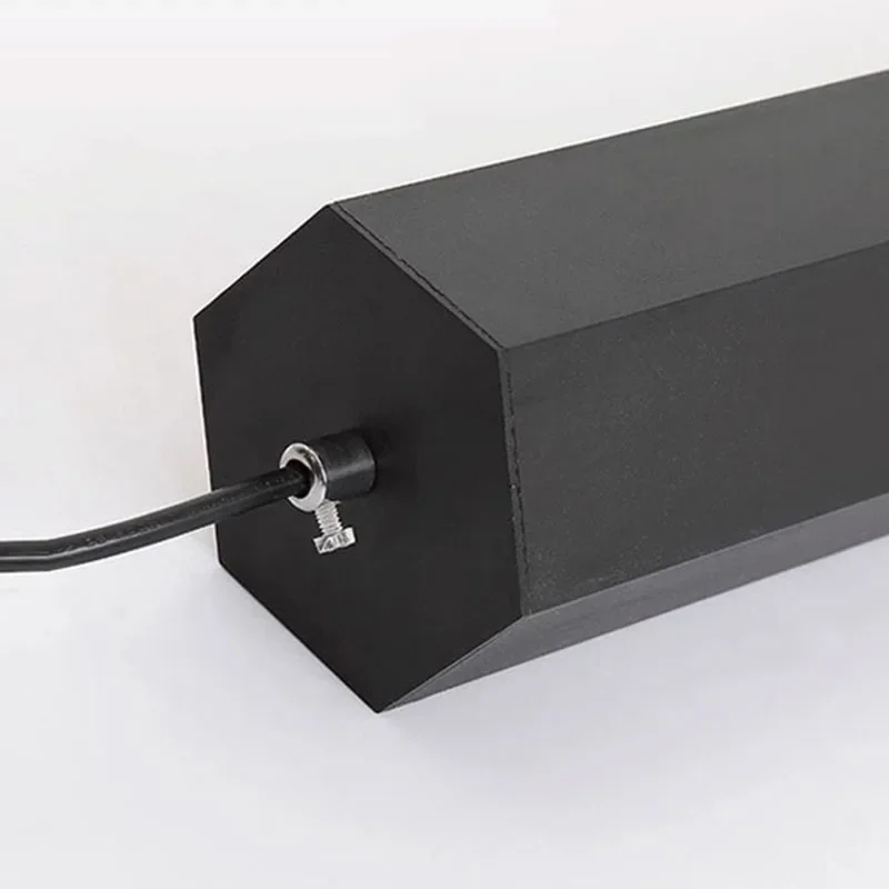 北欧ミニマリスト装飾シャンデリアブラックテーブルダイニングリビングルーム階段ペンダントランプ屋内照明光沢のある照明器具