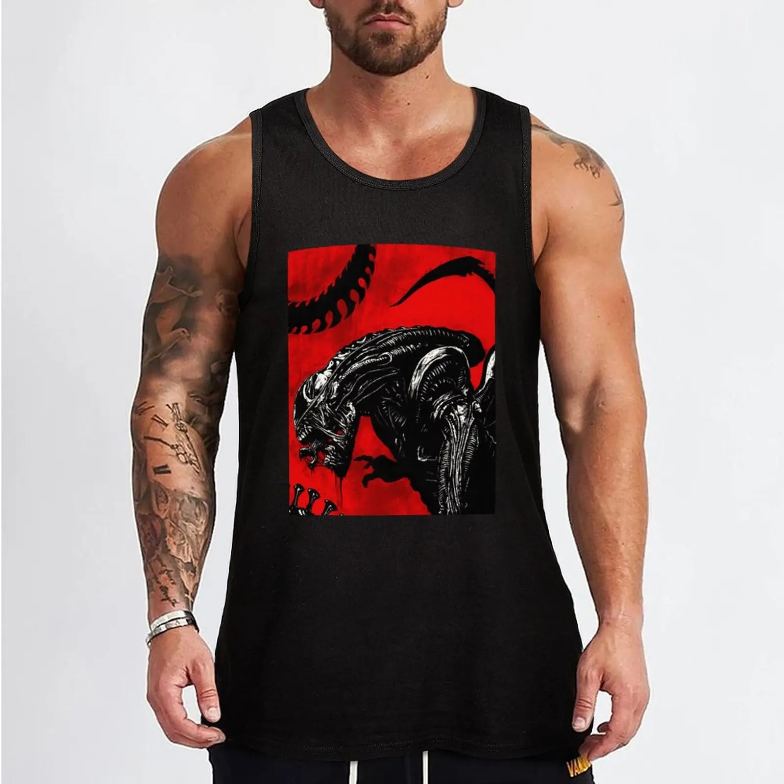 Slobbering Space Slasher Tank Top man vest Body man gym t-shirts