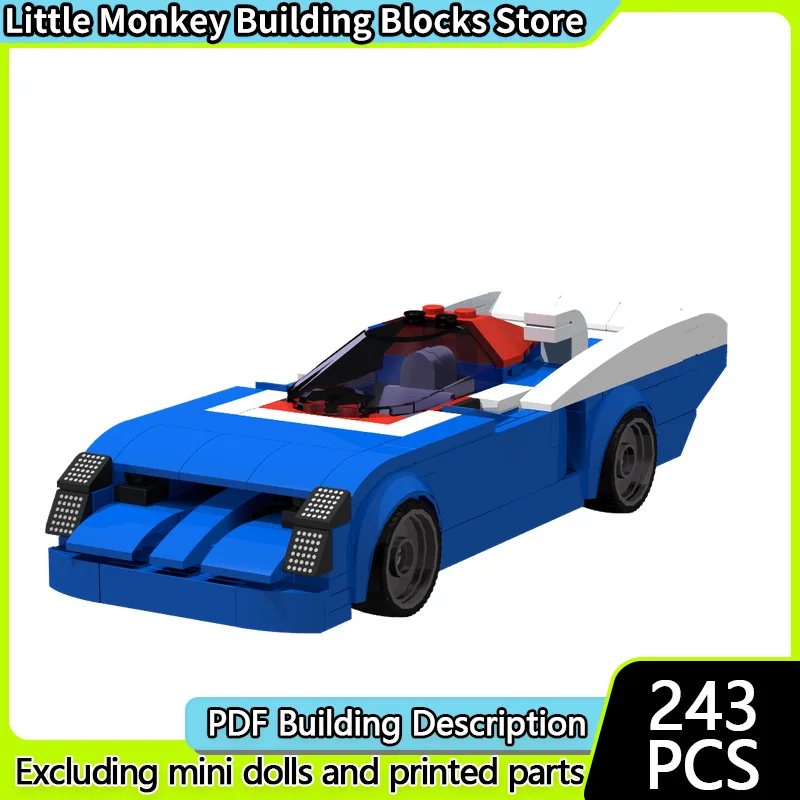 

Speed Racing Car Model MOC Building Bricks Gtp Zx-T Racing Car Modular Technology Children Holiday Gifts Assemble Toys Suit