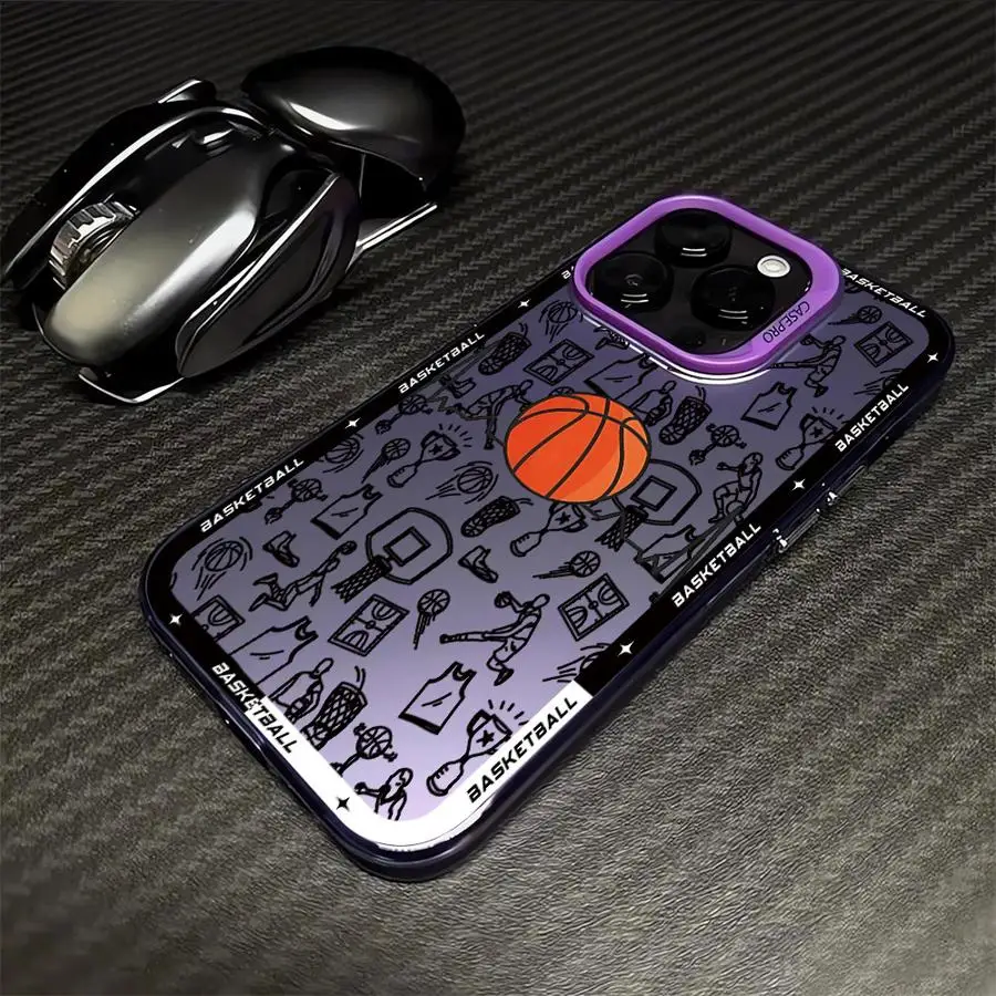 Basketball Art Phone Case for Xiaomi Redmi Note 7 8 9 9S 10 11 12 13 14 Pro Plus 4G 5G Anti Fall Matte Back Cover - view 4