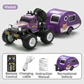 Violeta con remolque