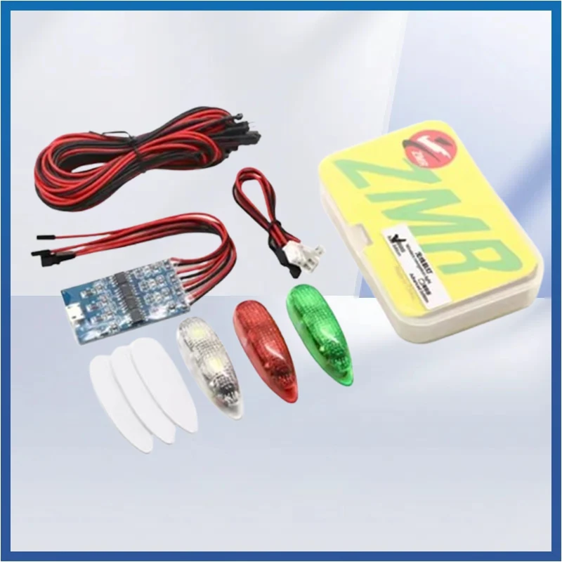 ZMR ضوء الملاحة اللاسلكية III 1S قابلة للشحن 4 طرق أضواء LED ل RC طائرة هواية طائرة بدون طيار سيارة قارب لعبة جزء