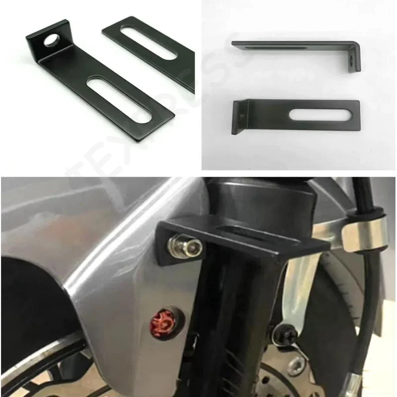 New New 1pair Universal Bracket For Motorcycle Headlight Signal Lamp Fixed Bracket Mount Dirt Bike Indicator Lamps Holder 4