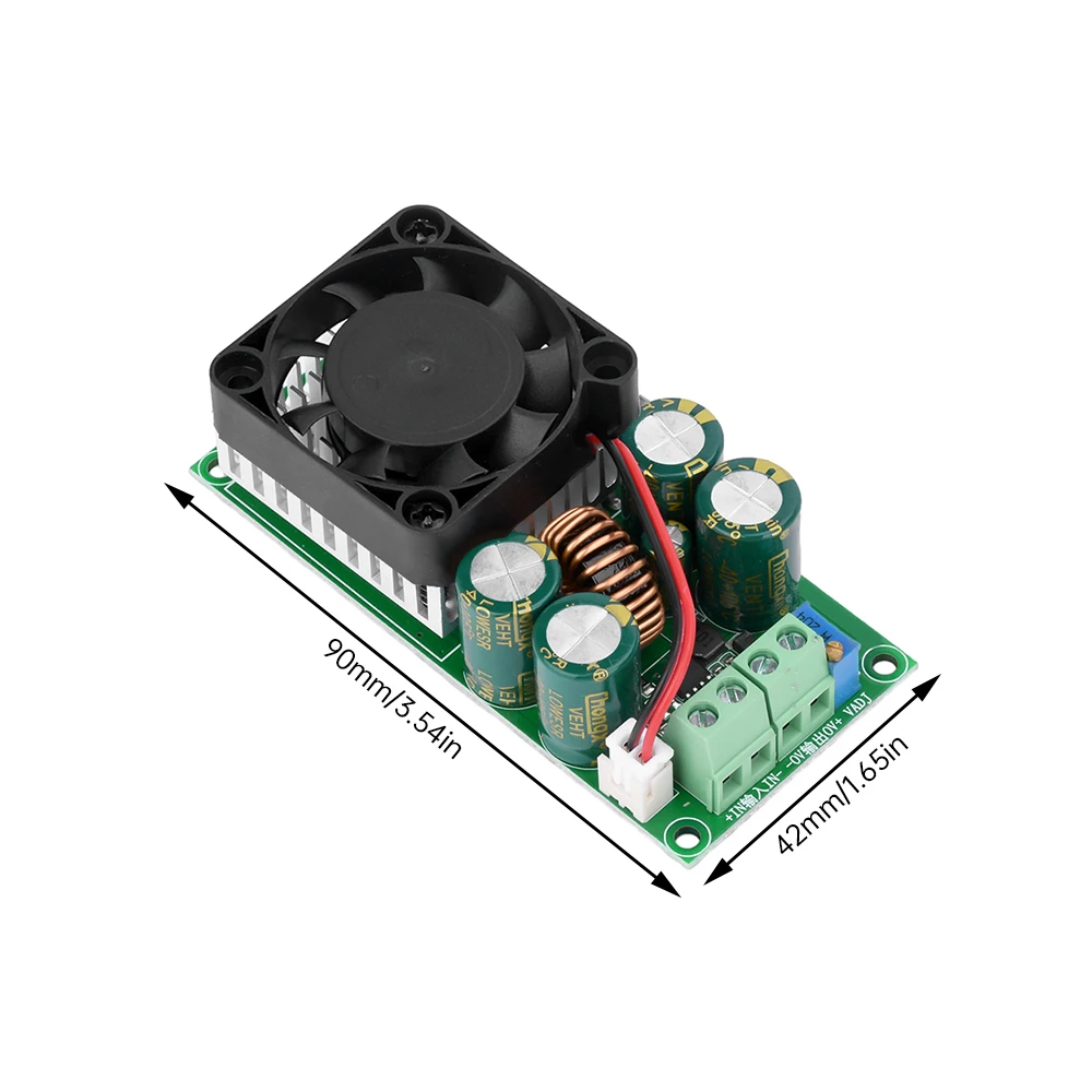 Constant Current Buck Converter Module DC 25 - 120V to DC1.2 - 35V 10A Adjustable Buck Voltage Regulator Module