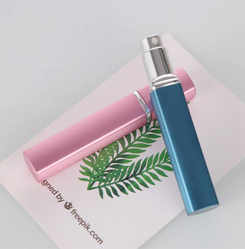 Refillable Bottle Refillable Design Cosmetıc Container Spray Bottle Aluminum Nozzle Glass Tank For Personal Use Gift Daily Use