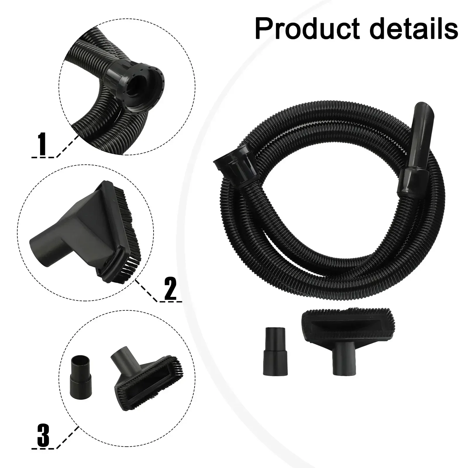 Cleaning Accessory Set for Henry and For Hetty Vacuums Hose Adapter and Flat Suction Tool for Comprehensive Maintenance